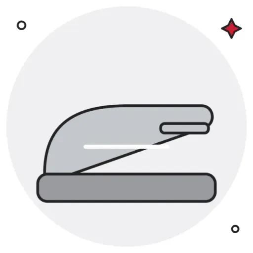 Deli Stepler sancaqları No.24/6 (1000 ədəd)